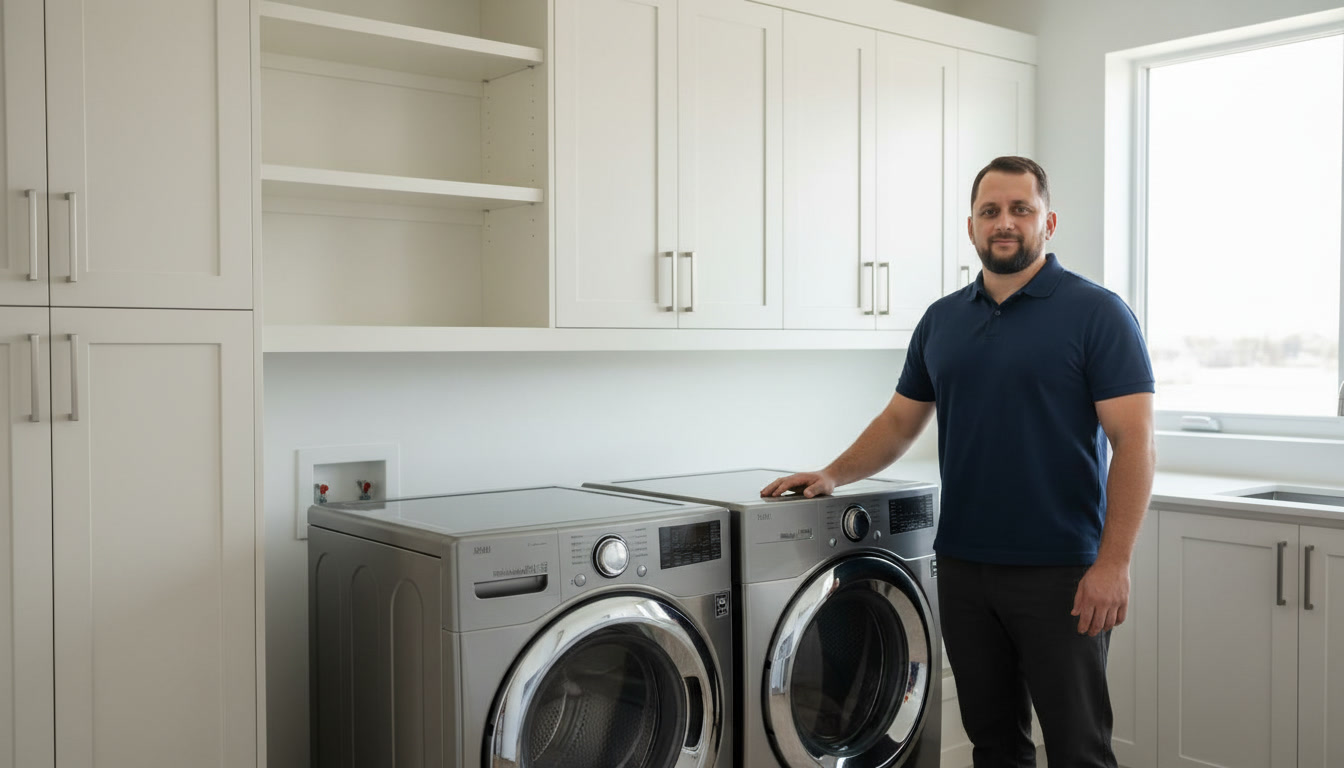 FixitBay&nbsp;LLC technician repairing a dryer in Colma