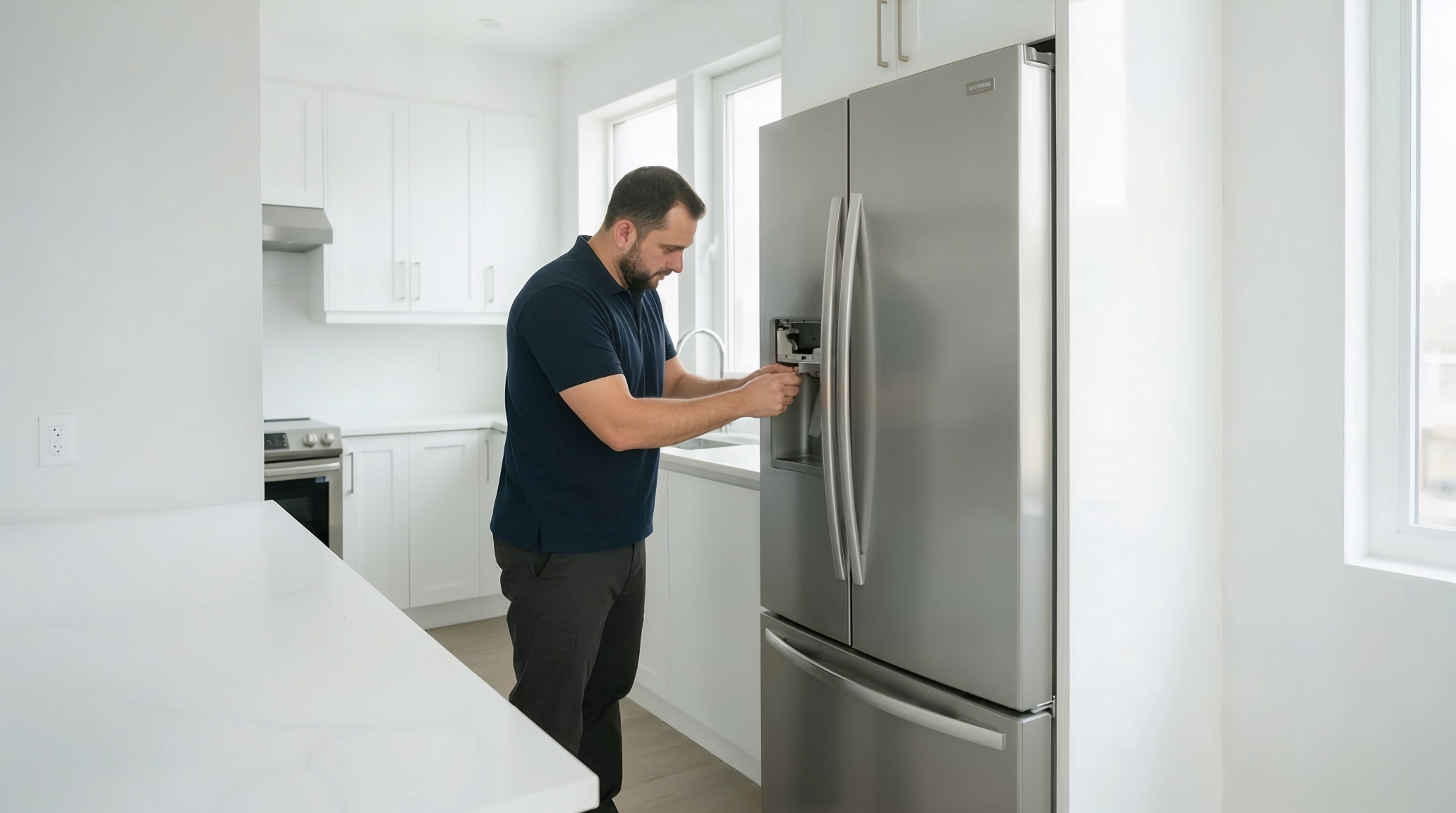 FixitBay&nbsp;LLC technician repairing an ice maker in Colma
